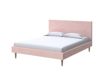 Кровать Claro 160х200, Велюр (Ultra Розовый мусс) в Махачкале