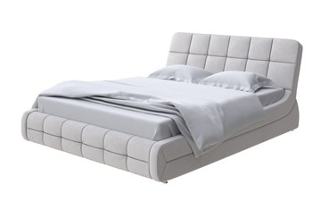 Кровать 2-спальная Corso-6 200х200, Велюр (Ultra Серый камень) в Махачкале