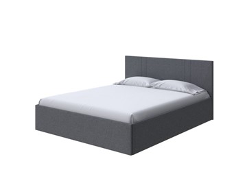 Кровать в спальню Helix Plus 160х200, Рогожка (Savana Grey (серый)) в Махачкале