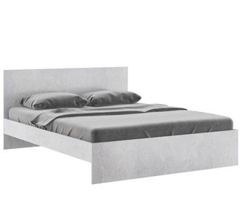 Спальная кровать Осло М14 с настилами Лайт (Цемент светлый) в Махачкале