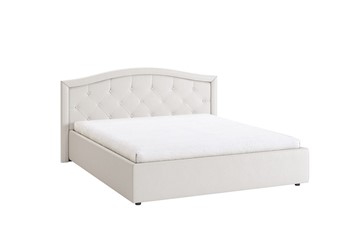 Кровать двуспальная Верона 1,6 белый (экокожа) в Махачкале