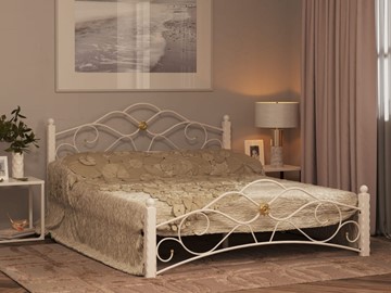 Кровать 2-х спальная Гарда 3, 160х200, белая в Махачкале