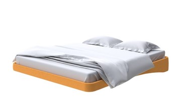 Парящая кровать 180х200, Велюр (Scandi Cotton 18 Шафран) в Махачкале