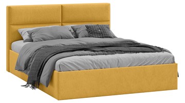 Кровать с механизмом 2-спальная Глосс Тип 1 (Микровелюр Wellmart Yellow) в Махачкале
