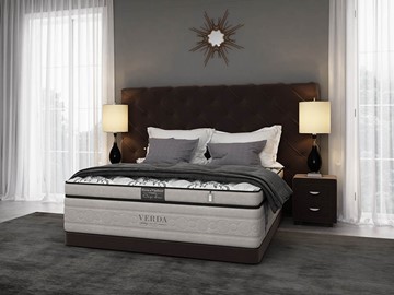 Кровать спальная Style/Basement 160х200, Флок (Велсофт Спелая слива) в Махачкале