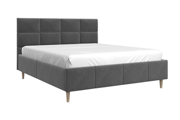 Полуторная кровать Ханна 140х200 (Холодный Серый) с основанием в Махачкале