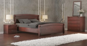 Спальная кровать СВ-Стиль Магнат 160*195 с основанием в Махачкале