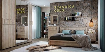 Модульная спальня SCANDICA OSLO №1 в Махачкале