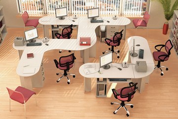 Мебель для персонала Классик для 5 сотрудников в Махачкале