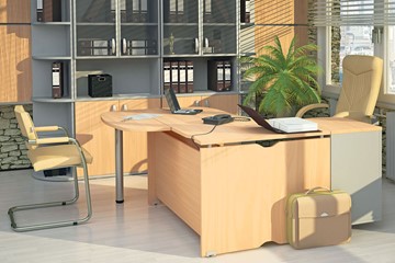 Офисный набор мебели Милан для руководителя отдела в Махачкале