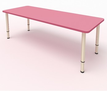 Детский стол 2-местный  (по одну сторону столешн.) СДО-2 (0-3) розовый в Махачкале