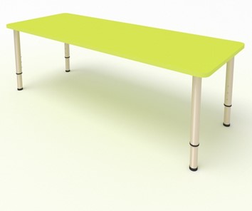 Детский стол 2-местный  (по одну сторону столешн.) СДО-3 (0-3) желтый в Махачкале
