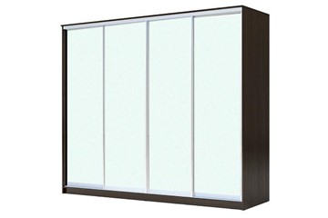 Шкаф 4-х дверный ХИТ 23-4-24/2-8888, с матовым стеклом, Венге в Махачкале
