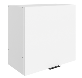 Кухонный шкаф Стоун L600 Н566 (1 дв. гл.) (белый/джелато софттач) в Махачкале