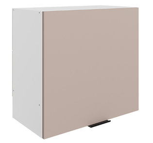 Шкаф кухонный Стоун L600 Н566 (1 дв. гл.) (белый/грей софттач) в Махачкале