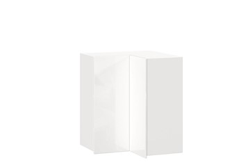 Шкаф кухонный угловой Шервуд, ЛД 281.500.000.169, белый/белый глянец в Махачкале