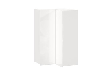 Шкаф кухонный угловой высокий Шервуд, ЛД 281.570.000.170, белый/белый глянец в Махачкале