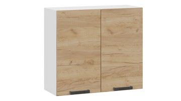 Навесной кухонный шкаф Детройт 1В8 (Белый/Дуб Крафт золотой) в Махачкале