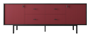 Комод с дверцами и ящиками Emerson (EM19/red/L) в Махачкале