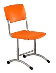 Детский стул регулируемый Отличник.3 3-5, Оранжевый RAL 2003/Светло-серый в Махачкале