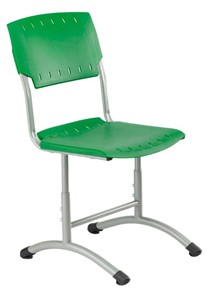 Детский стул регулируемый Отличник.3 3-5, Зеленый RAL 6001/Светло-серый в Махачкале