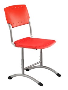 Детский стул регулируемый Отличник.3 5-7, Красный RAL 3002/Светло-серый в Махачкале