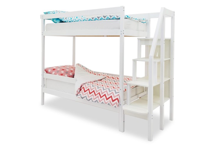 Двухэтажная детская кровать Svogen белый в Махачкале - изображение 3