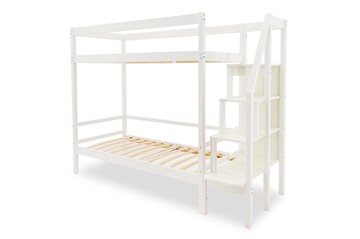 Двухэтажная детская кровать Svogen белый в Махачкале - предосмотр 1
