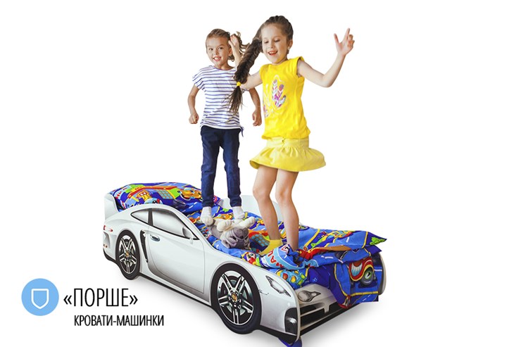 Детская кровать-машина Porsche в Махачкале - изображение 4