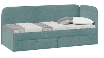 Подростковая кровать Молли тип 1 (80), Микровелюр Scandi Indigo 11 в Махачкале