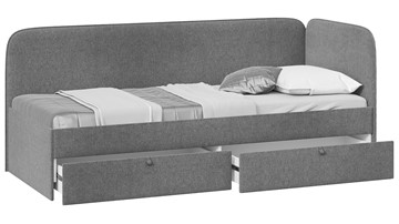 Подростковая кровать Молли тип 1 (90), Микровелюр Scandi Graphite 22 в Махачкале - предосмотр 1