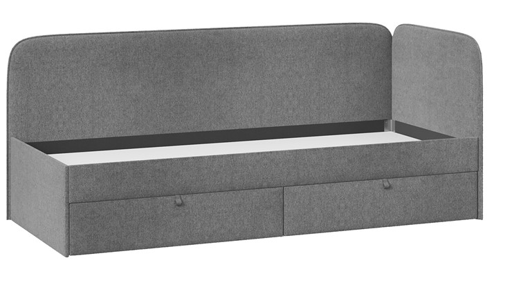 Подростковая кровать Молли тип 1 (90), Микровелюр Scandi Graphite 22 в Махачкале - изображение 2
