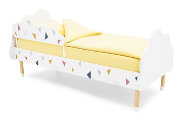 Кровать детская Stumpa Облако "Треугольники желтый, синий, розовый" в Махачкале