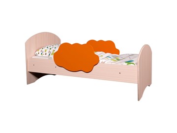 Кровать детская Тучка, корпус Дуб млечный, фасад Оранжевый в Махачкале
