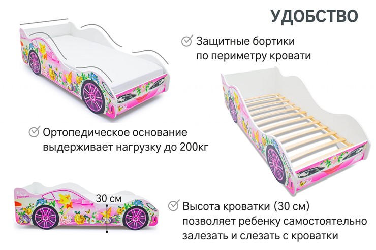 Кровать-машина в детскую Фея в Махачкале - изображение 4