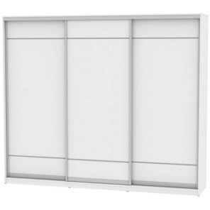 Шкаф 3-х дверный Белла  (B-230х270х60-1) (792) (Двери  D7+D7+D7), без зеркала, Белый в Махачкале