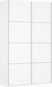 Шкаф Прайм (ДСП/ДСП) 1200x570x2300, белый снег в Махачкале