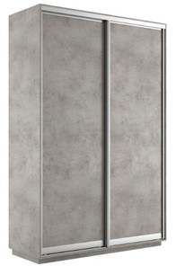 Шкаф 2-створчатый Экспресс (ДСП) 1400х450х2200, бетон в Махачкале
