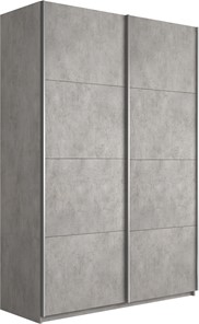 Шкаф 2-дверный Прайм (ДСП/ДСП) 1400x570x2300, бетон в Махачкале