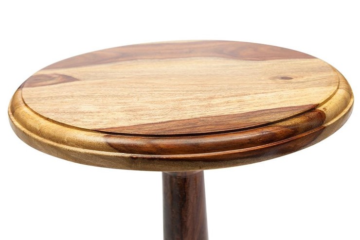 Кофейный столик Бомбей - 0237 палисандр, 35*35*60, натуральный (natural) арт.10046 в Махачкале - изображение 1