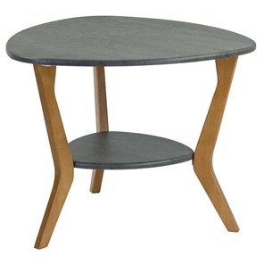 Круглый столик BeautyStyle-15 (бетон/бук) в Махачкале