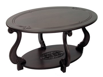 Овальный столик Овация-М (Темно-коричневый) в Махачкале