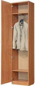 Шкаф одностворчатый 107 с выдвижной штангой, цвет Дуб Сонома в Махачкале - предосмотр 1