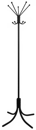 Вешалка для одежды КР-10Л, цвет черный в Махачкале - изображение