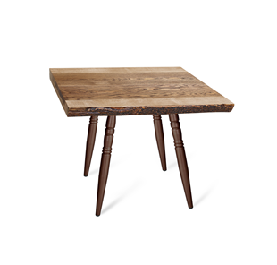 Кухонный обеденный стол SHT-TU15 (4 шт.)/ТT10 (медный металлик/натуральное дерево) в Махачкале - предосмотр