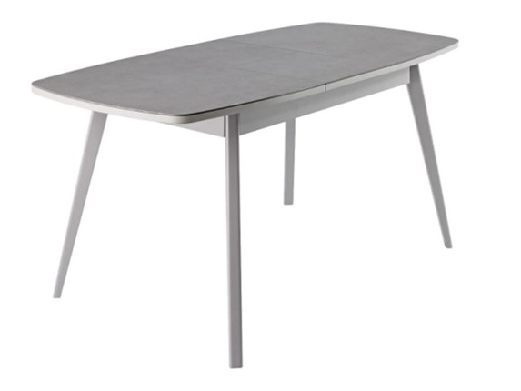 Кухонный стол раздвижной Артктур, Керамика, grigio серый, 51 диагональные массив серый в Махачкале - изображение