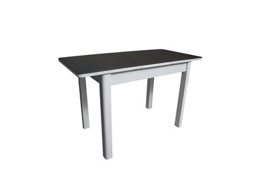 Кухонный стол раскладной Айсберг-1СТ белое-черное в Махачкале - предосмотр 1