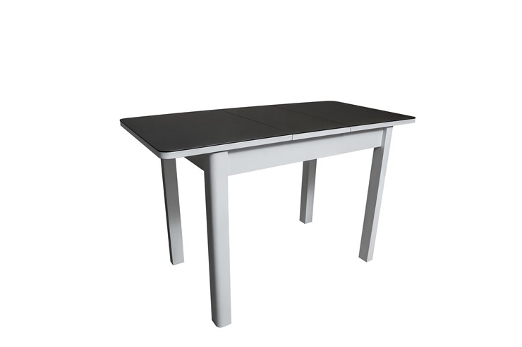 Кухонный стол раскладной Айсберг-1СТ белое-черное в Махачкале - изображение 1