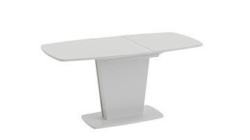 Кухонный раскладной стол Честер тип 2, цвет Белый/Стекло белый глянец в Махачкале - предосмотр 1