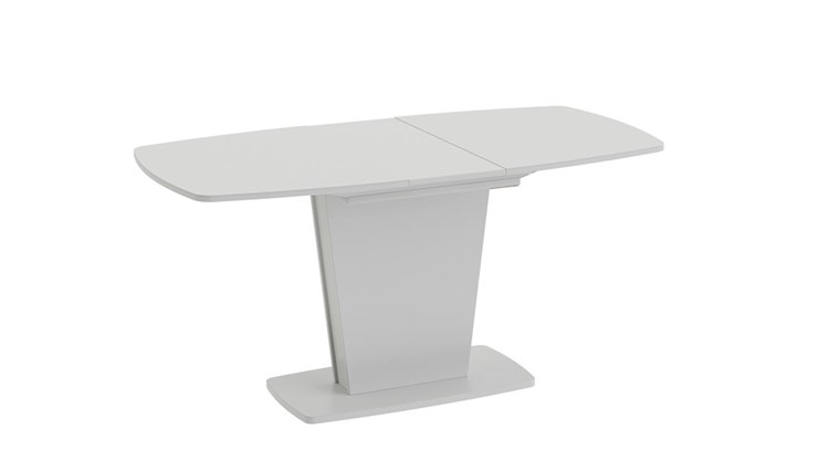 Кухонный раскладной стол Честер тип 2, цвет Белый/Стекло белый глянец в Махачкале - изображение 1